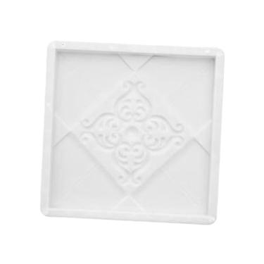 Imagem de Generic Modelo de concreto, tijolo, cimento, ferramenta de pavimentação, reutilizável, exclusivo, faça você mesmo, modelo de caminho para uso externo, Padrão Quadrado