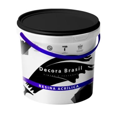 Imagem de Resina Acrílica De Parede Decora Brasil Base De Água Incolor - Decora 