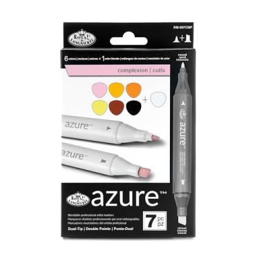 Imagem de Royal Brush Conjunto de marcadores Azure RM-907CMP, multicolorido