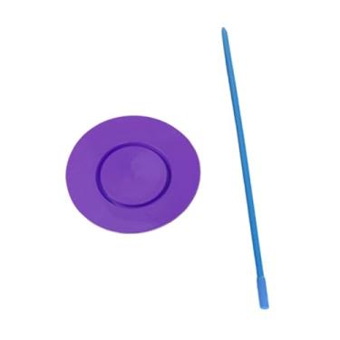 Imagem de predolo Prato giratório para malabarismo, brinquedos de jogo, prato giratório para circo, habilidade de equilíbrio, adereço para desempenho de habilidades de, Tolet