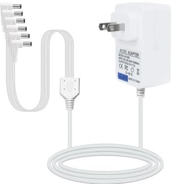 Imagem de SZCHXSDZ Adaptador De Energia Lemax 4,5 V Com 6 Tomadas Saída, Conversor Acessórios Iluminação Compatível, Adequado Para Decoração E Construção X'Ma Micro