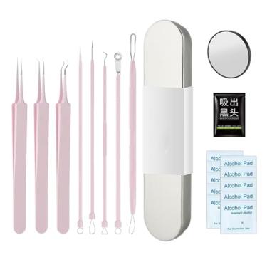 Imagem de Extrator de Espinhas | Kit Avançado de Extrator Facial para Borbulhas | Produtos De Beleza Para Remover Imperfeições E Cuidados Precisos Com A Pele Com Empunhadura