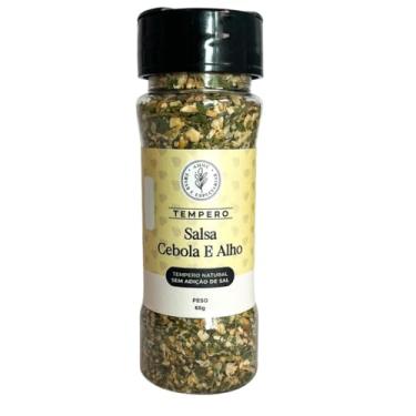 Imagem de AMME Tempero Natural Salsa, Cebola e Alho, Sem Glutamato e Sem Sódio, 65g