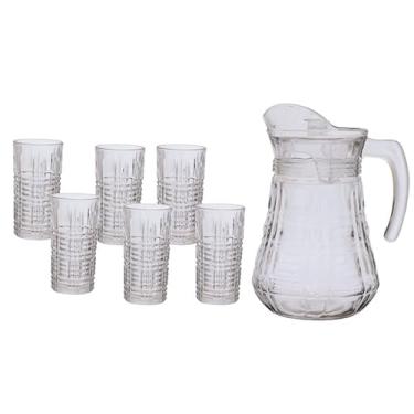 Imagem de Haüskraft-Jarra com 6 copos de vidro Athena
