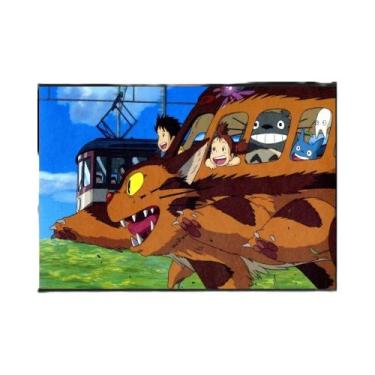 Imagem de Decoração De Café Infantil Quarto Hayao Miyazaki Anime Tela Pintura Me