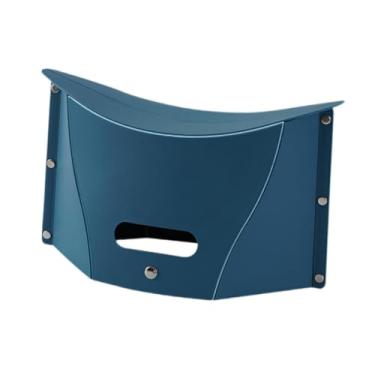 Imagem de UGPLM Banco dobrável portátil, cesto compacto para adultos, banco de acampamento, assento dobrável para reunião ao ar livre, mochila, pesca, Verde Escuro