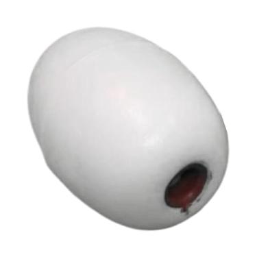 Imagem de Dynwave Boia de ancoragem para canoa e caiaque, boia de ancoragem em formato de azeitona, acessório flutuante, bola de corda, de água para barcos, doca, raias, Branco