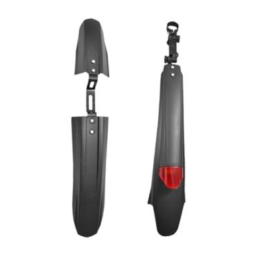 Imagem de Dynwave Conjunto de para- dianteiro e traseiro para mountain bike, acessórios para ciclismo com lanterna traseira refletiva, reparo e instalação fácil