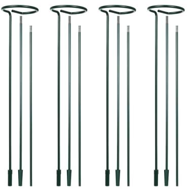 Imagem de Conjunto de 4 estacas de plantas de 91 cm de altura, estacas de suporte de plantas para interior ou exterior, estaca de flores e suporta três tamanhos (30,5 cm, 61 ou 91 cm) para flores, tomate