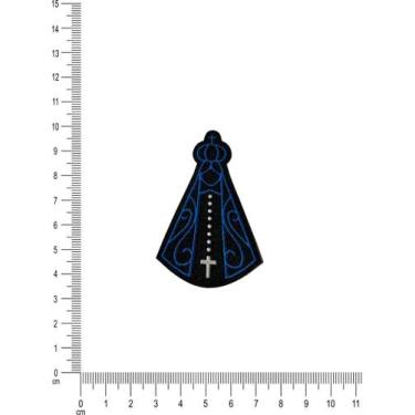 Imagem de Adesivo de Chapéu Country Nossa Senhora Azul - Vivace Country, Tamanho