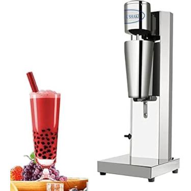 Imagem de Máquina Elétrica Do Fabricante Do Milkshake, Misturadores De Aço Inoxidável Comerciais Do Smoothie Da Bebida Do Misturador Do Milkshake Do Gelado Com O Copo 750ml