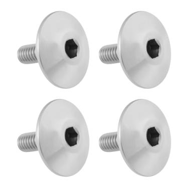 Imagem de OTOTEC 4 parafusos de carenagem de motor M6x16 mm 90112-MAT-000 compatíveis com Honda CBR1100XX 1997-2007 aço inoxidável