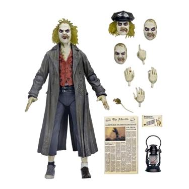 Imagem de NECA Beetlejuice Collectible Ultimate 7" Scale Action Figure Beetlejuice Tour Guide The Bio Exorcist