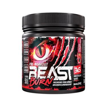 Imagem de 3VS Nutrition Pré-Workout Beast Burn 300g – Suplemento Pré-Treino Fórmula Única com Cafeína, Beta Alanina, L-Carnitina, Citrulina, Morosil® e Cúrcuma – 50 Doses 300gr Sabor Frutas Vermelhas