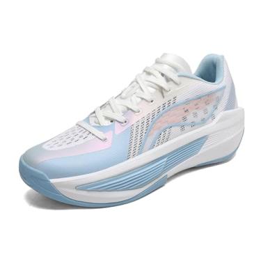 Imagem de Novetra Tênis de basquete masculino, malha respirável, calçados esportivos da moda(Green,43 BR)