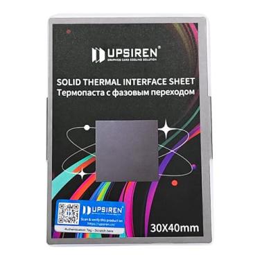 Imagem de UPSIREN PCM-1 Almofada térmica GPU de mudança de fase, graxa de silicone de alta condução, pasta térmica de CPU de 8,5 W/mK para laptop PS5 Steam Deck CPU GPU SSD M.2 (30 * 40 * 0,25 mm)