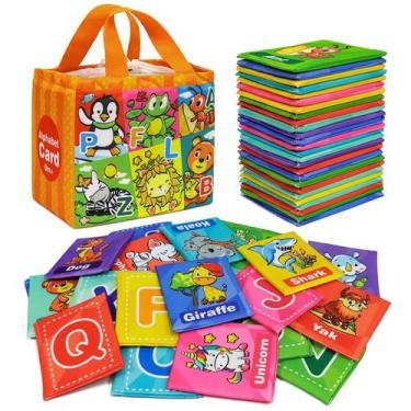 Imagem de Cartões alfabéticos Dr.Rapeti Soft para bebês e crianças menores de 0 