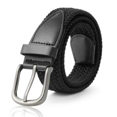 Imagem de Cinto elástico trançado AWAYTR para meninos e meninas de 4 a 12 anos p