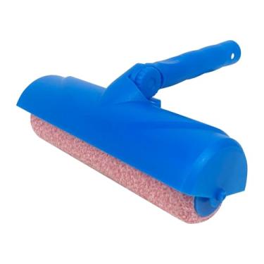 Imagem de Nichiyo Rolo de pintura de teto de 25 cm com rolo de proteção e escudo com rolo de pintura de teto de cabeça ajustável sem rolo de gotejamento sem respingos pincel de tinta para pintar tetos paredes