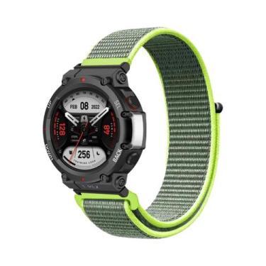 Imagem de Pulseira De Nylon Unissex Para Huami Amazfit T-REX 3/2 Smart Watch Ban
