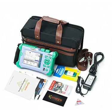 Imagem de Komshine QX50 OTDR SM 1310/1550nm 32/30dB com divisor de cabo de fibra VFL, 1:8/1:16 (igual ao Orientek TR600 OTDR)