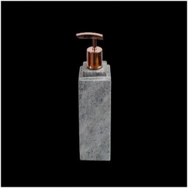 Imagem de Porta Sabonete Líquido Dispenser Em Pedra Sabão Rosê 22X7Cm - INDUSTRI