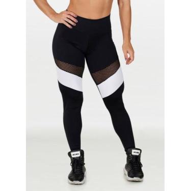 Imagem de Calça Legging Fitness Moda Academia Suplex Ginástica Lyris Estilo Semp