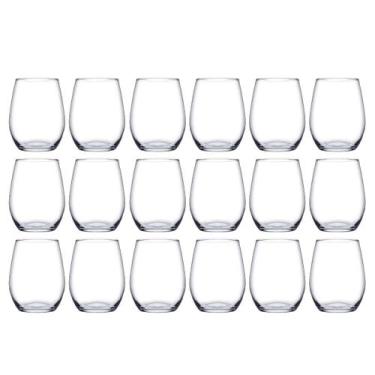 Imagem de Kit 18 Copos De Vidro Transparente Redondo Amber 440ml - PASABAHÇE, Am