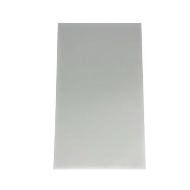 Imagem de tabua de corte 40x30cm de 8mm p/casa cozinha restaurante churrasco padaria alimentos legumes carne profissional em polietileno (branca)