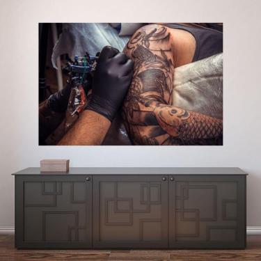 Imagem de Painel Adesivo de Parede - Tatuagem - 1062pnm - Allodi