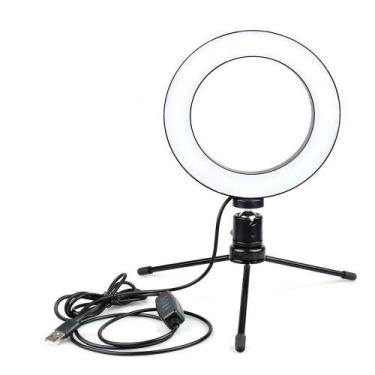 Imagem de Anel de Luz LED 16 cm + Tripé - FY