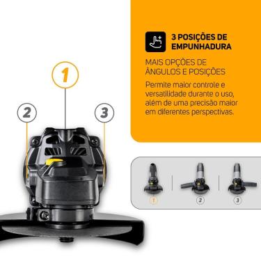 Imagem de Esmerilhadeira Angular 5'' 950W Wfes01 WAP 110V