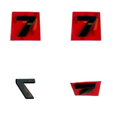 Imagem de Número 7 Adesivo De Emblema Letreiro Carro Moto Caminhão - Marcon