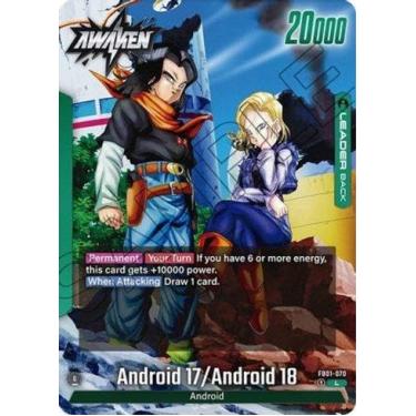 Imagem de Carta Dragon Ball TCG - Android 17 (Awakened Pulse) - Leader
