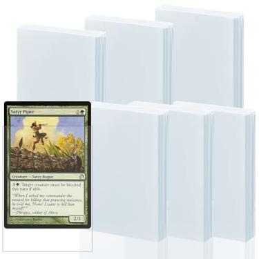 Imagem de 600 Pack Card Sleeves Clear, FOTEEMO Perfect Fit Inner Sleeves Ideal for Double-sleeving Soft Trading Card Sleeve Protect Your MTG/TCG Cards Card Protector Sleeves (64 * 89mm)