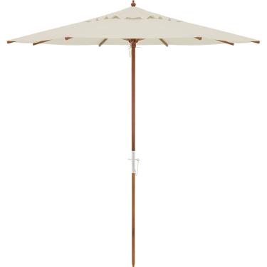Imagem de Ombrelone Treviso de Madeira e Poliéster 2,40m Bege Bel