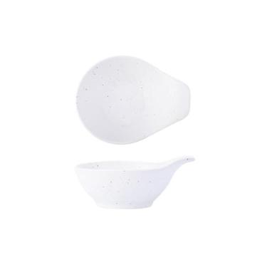 Imagem de prato de lanche Tigelas para mergulhar Molho Mini Tigela para com alça Pratos pequenos para preparação Acompanhamento para servir Especiarias Soja tigela de sopa