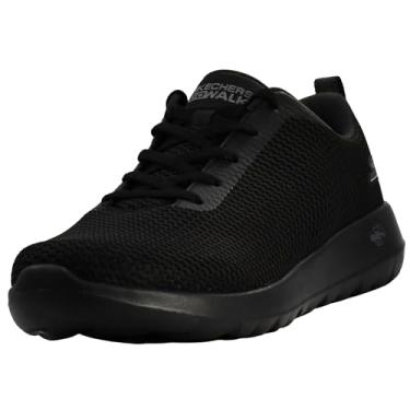 Imagem de Skechers Tênis masculino Go Walk Max – Effort Walking, Preto/preto, 13 Wide