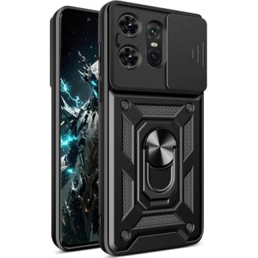 Imagem de Capa Para Motorola Moto Edge 50 Pro 5G (Tela 6.7) Robusta Anti Impacto Com Proteção Para Camera (Preto)