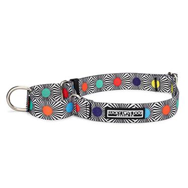 Imagem de Lucky Love Dog Coleira martingale, coleira premium antideslizante, coleiras martingale para cães pequenos, ótima para chicotes, galgos e mais (SOCO, pequena)