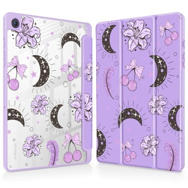 Imagem de Tuiklol Para Galaxy Tab A9 + /A9 Plus 27.9 cm 2023, suporte para caneta S com capa protetora transparente, capa traseira transparente, despertar/hibernar automaticamente, tablet Samsung Tab A9 Plus