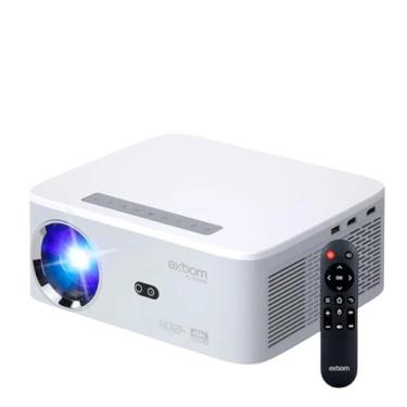Imagem de Projetor Android 4K, Full HD, Wi-Fi 5G, Bluetooth, Espelhamento (Branco)