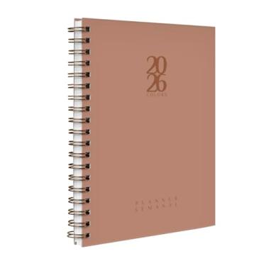 Imagem de Agenda 2026 Planner Semanal Solid Colors Capuccino