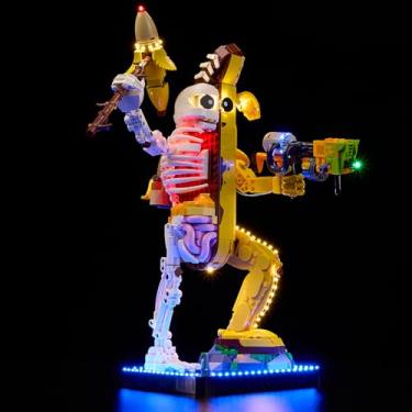 Imagem de BrickSoul LED Light Up Kit Upgraded Version Compatible with Lego Fortnite Peely Bone 77072 Building Set, Great Gift for Lego Fortnite Fans: DIY Lighting Accessories Set Only, Model Not Included