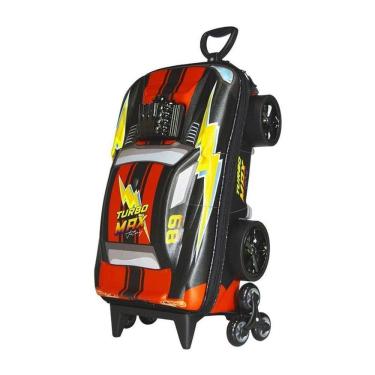Imagem de Mala De Viagem Infantil Com Rodinha Turbo Max Ray 3d Preto