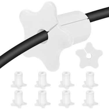 Imagem de Kit de roteamento de cabos Starlink de 10 peças para orifício de parede de 1,5 cm, passagem de cabo de parede para acessórios Starlink, ilhós de silicone perfurado, bucha de cabos para cabos Ethernet