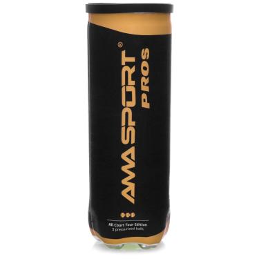 Imagem de Bola De Padel Ama Sport Pro S Tubo Com 03 Bolas