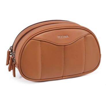 Imagem de Bolsa de maquiagem Telena Medium Travel Vegan Leather Women
