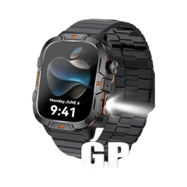 Imagem de Relógio Inteligente Militar Masculino Com Tela AMOLED, Monitor De Freq