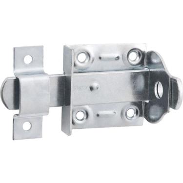 Imagem de Fecho Chato Porta Cadeado 3 Aço Carbono Zincado Cartela 1 P